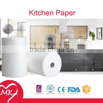 Virgin wood pulp/recycled pulp/Mixed pulp cheap china kitchen towel paper cotton kitchen tissue paper towel roll holder