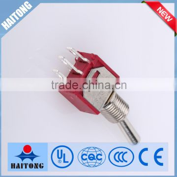 china suppliers 3pin red waterproof 2A 250V two-way toggle switch