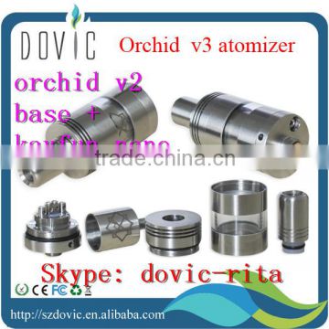Fast delivery orchid v3 clone new arrival orchid v3 atomizer with original drip tip