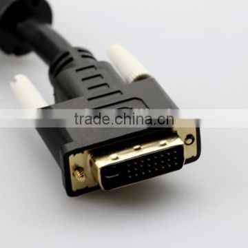 Gold plated High Speed DVI cable 24+1Pin Male