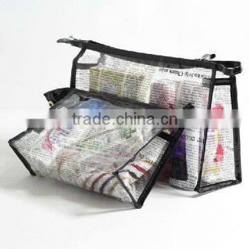 Fashion Lady Perfume Bag, Zipper Top Perfume Pouch, Famous Brand Cosmetic Pouch