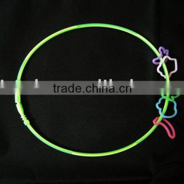 glow silicone necklace