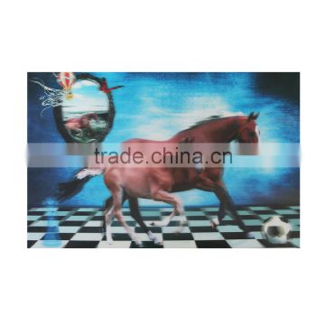 PP plastic 3d picture of horse
