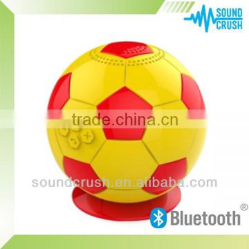 2014 innovative products for import portable Football Bluetooth speaker hands free hi fi speakers