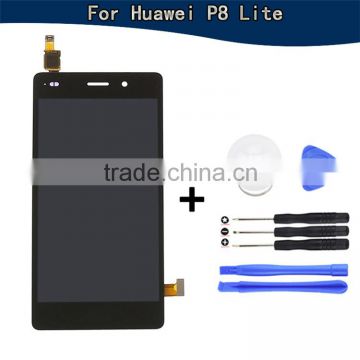 lcd display for huawei,replacement lcd assembly touch screen for huawei p8 lite lcd screen with lcd repair tool