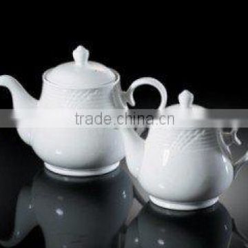 H3801 odm oem designers chaozhou white porcelain coffee pot