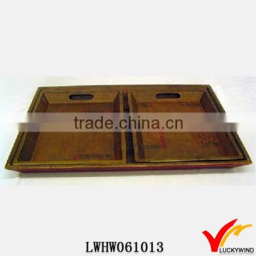vintage fuzhou decor ottoman storage tray