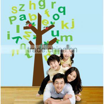 Family Tree love decor kids DIY vinyl alphabet wall stickers