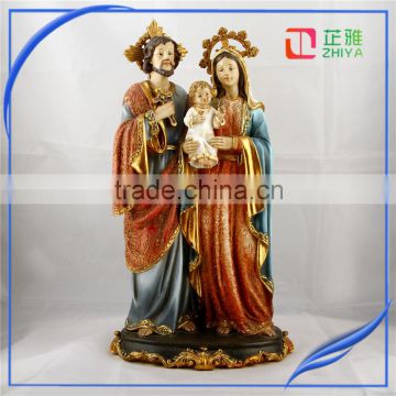 church decoration items statue of holy family decoration