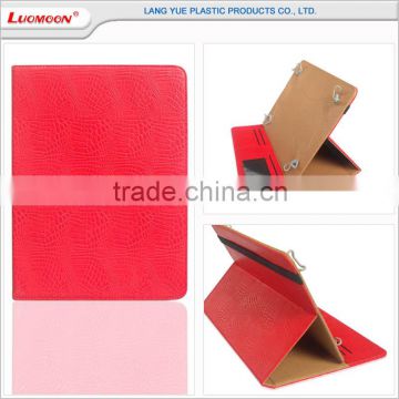 With card slot universal pu leather tablet case for ipad