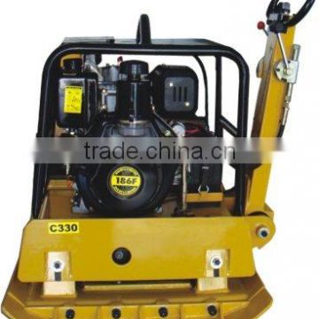hand reversible plate compactor for road machinery
