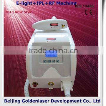 2013 Cheapest Price Beauty Equipment E-light+IPL+RF Vascular Lesions Removal Machine Esthetic Device Cavitation Chest Hair Removal