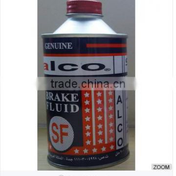 Dome Shaped Cans to pack Brake Fluid