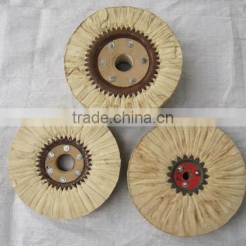 100% cotton cloth polishing wheel for metal surface to be mirror finish