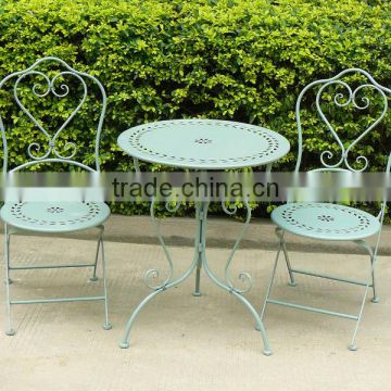 Outside table and chairs wrought iron