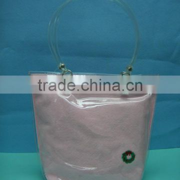 #14090504 new design eco-friendly felt shoulder bag