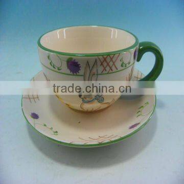 Good quality handpainted mug with custom shape