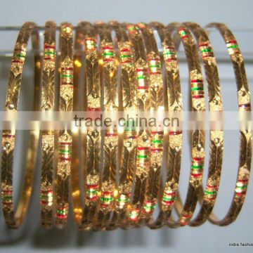 Gold plated BANGLE bracelet