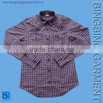 nice ladies' casual check blouse