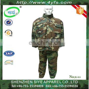 Woodland Camouflage Jackets With Detachable Liner