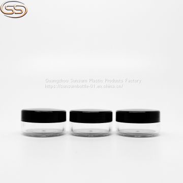 China Manufacturer Minn 10g Clear Plastic Pet Cosmetic Cream Jar