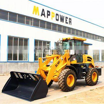 1.6ton wheel loader with 4 in 1 bucket