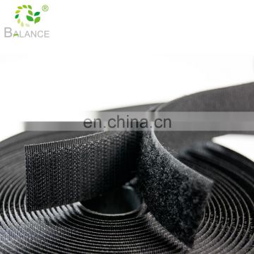 SGS approved jumbo roll nylon & polyester  hook and loop 25m roll customized design