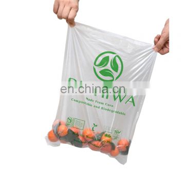Durable 100 Biodegradable Compostable Plastic Packaging Produce bags