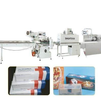 Automatic pillow type play dough and food plastic bag flowpack machine