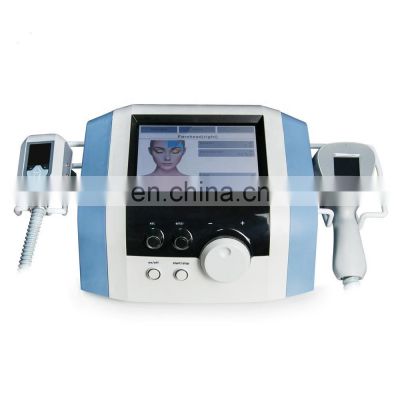 Portable BBLS anti-aging 2 in 1 RF face lifting ultrasound skin tightening wrinkle removal machine