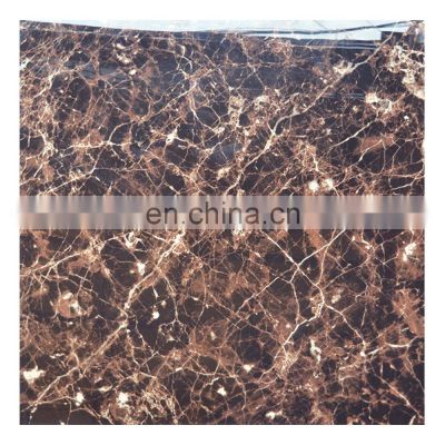600x600mm bathroom wall&floor libya ceramic brown marble look floor tiles