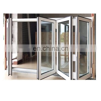 Superhouse bi folding windows supplier  ready made aluminum glass windows for  houses