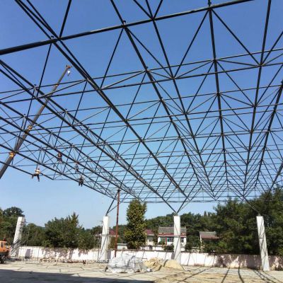 ShanDong gas station canopy structural design