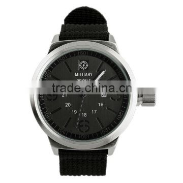 Brand Men's Army Style Black Dial Military Royale Watch MR075