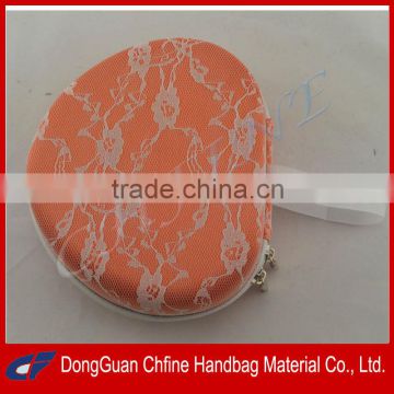 CFBCS1-00003 Lace Covered EVA hard shell bra travel bag