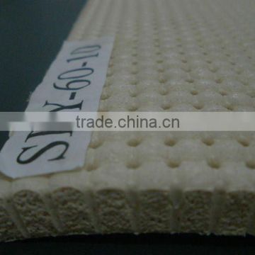 Perforated silicone sheet