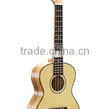 China wholesale tenor wooden ukulele gloss finish with ukulele case