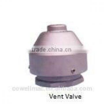 Vent valve for tank truck parts