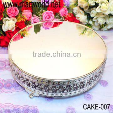 Wedding cake stand with crystal for sale, luxurious cake stand wedding for wedding&party&hotel decoration(CAKE-007)