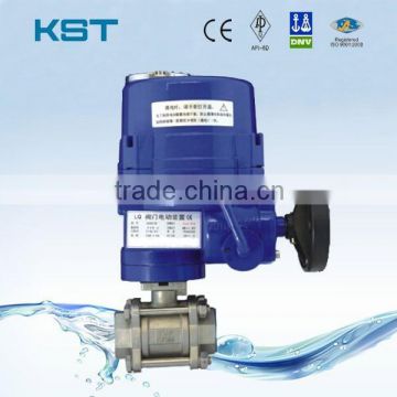 Explosion Proof Electric Actuator 3PC Ball Valve