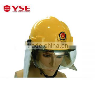 Work helmet for fire fighter safety