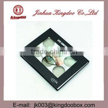 Jinhua Supplier Handmade Small Rectangular Paper Cosmetics Box with PVC Window and Tray