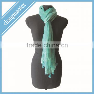 newest long style polyester shawl