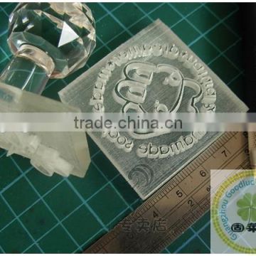 Custom acrylic soap molding stamp
