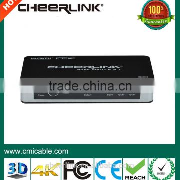 tending hot automatic hdmi switch 3x1 v1.3