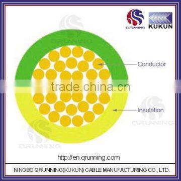CU Stranded Conductor PVC Insulation Non-sheathed Single Core Earth Cable