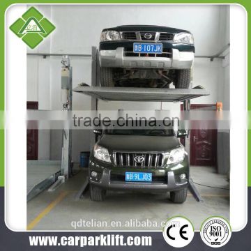 auto car parking storage system double hydraulic car parking lift equipment with CE