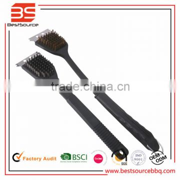 Dual Two Size high quality Chinese made long handled BBQ Tool barbecue grill brush