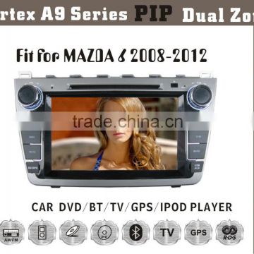 8inch HD 1080P BT TV GPS IPOD Fit for MAZDA 6 2008-2012 car dvd player with gps