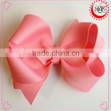 4 inch Solid Color Rose Boutique Hair Bow(approved by BV)